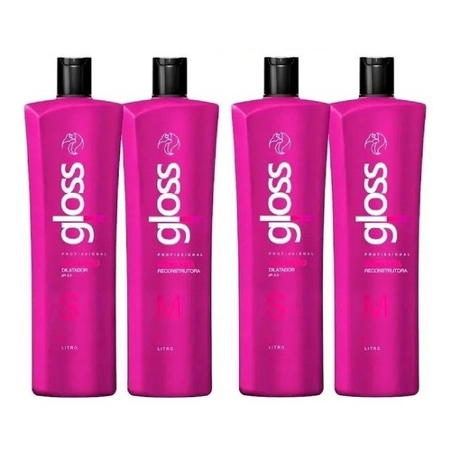Fox Gloss Escova Progressiva - 2 Kits
