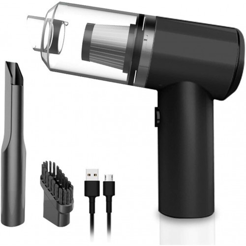 Mini Aspirador De Pó Usb Bivolt Portátil Casa Teclado Carro Completo Premium Sem Fio