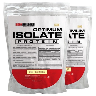 Kit 2x Optimum Isolate Whey Protein 2kg - Bodybuilders