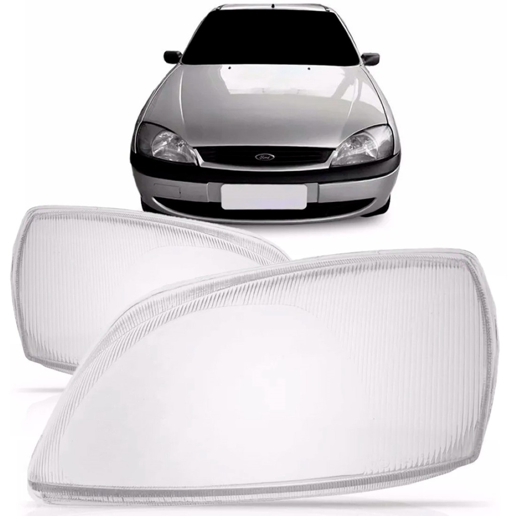 Lente Farol Fiesta Courrier 2000 2001 2002 em Oferta na Shopee