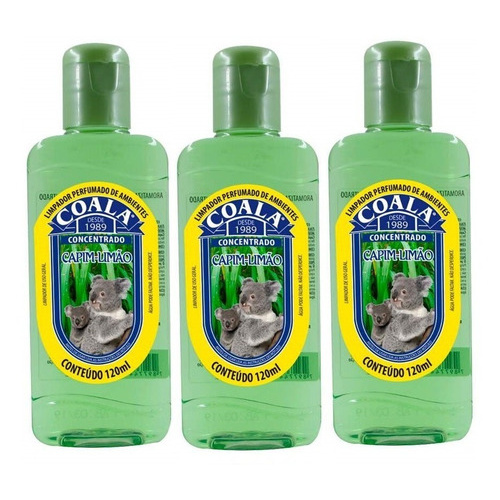Coala 120 Ml - 3 Unidades Capim Limao em Oferta na Shopee