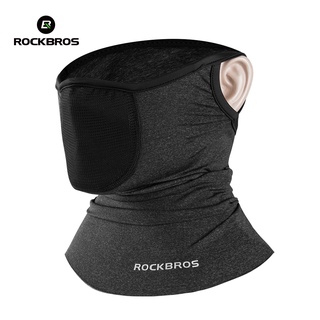 Máscara De Ciclismo ROCKBROS Facial Esportiva Lavável E Respirável Ajustável UPF50