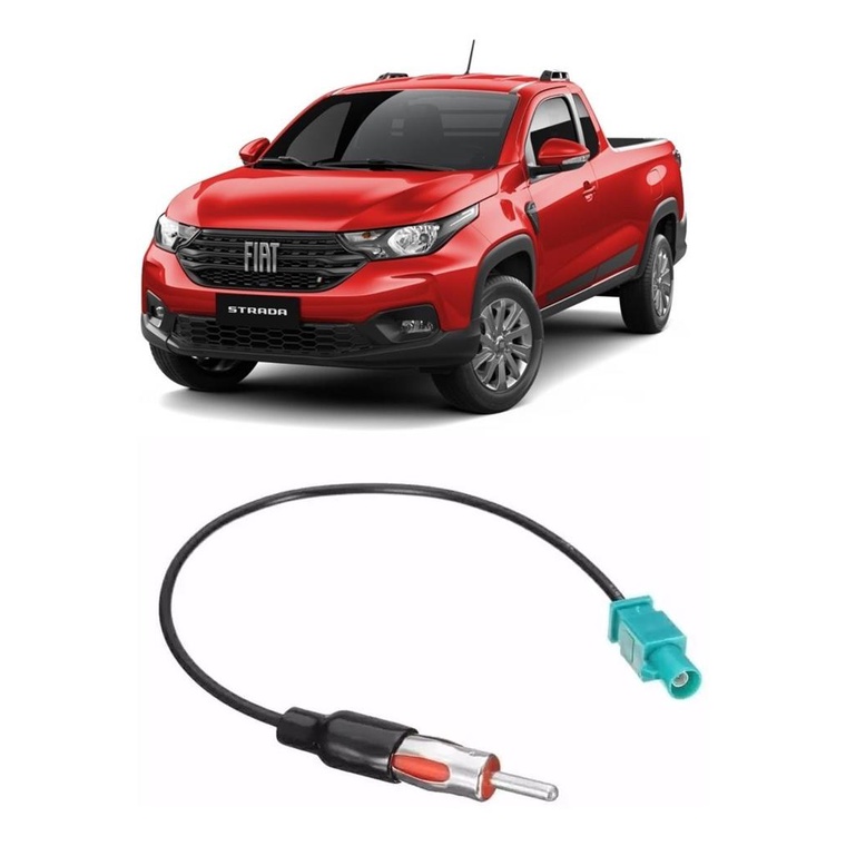 Chicote Adaptador Antena Fiat Nova Strada 2021 2022