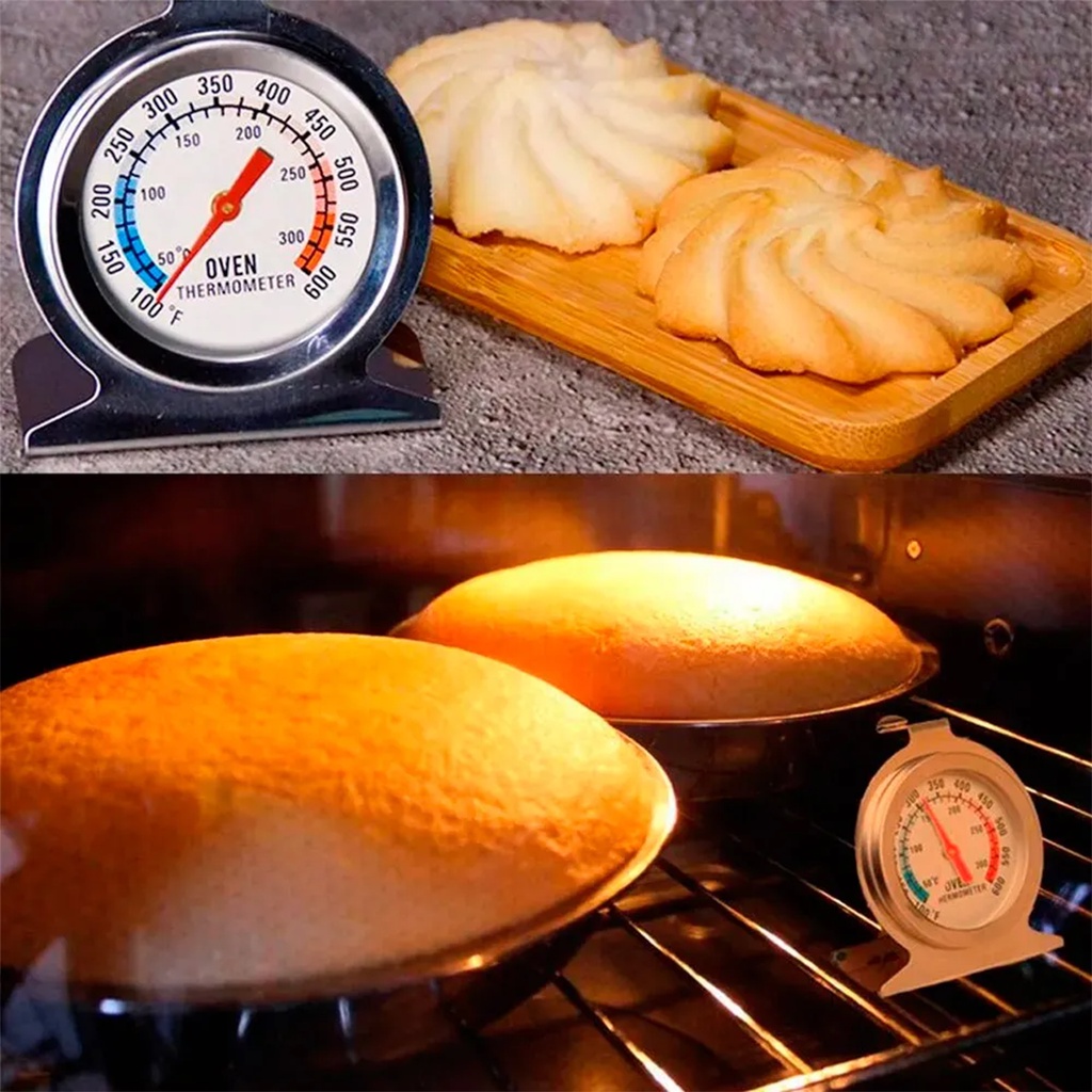 Termômetro de Forno Culinário até 300°C Multi-uso Aço Inox Novo Kolling Sell
