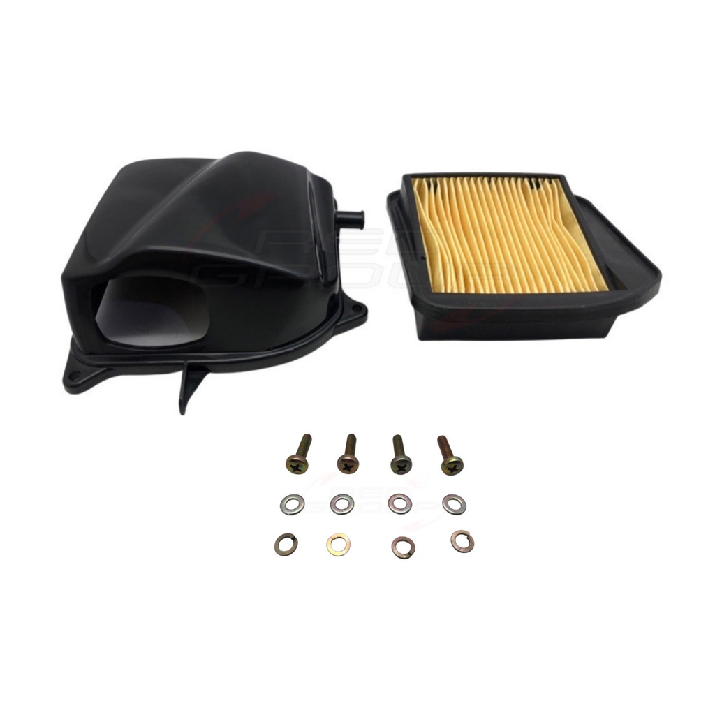 Tampa Filtro Ar + Filtro Ar + Kit Fixa Tampa Honda Fan 125 2004 À 2008 em Oferta na Shopee