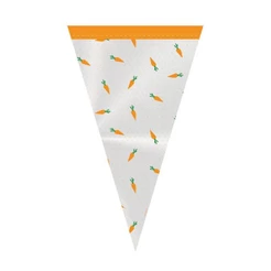 Cone Festa Hora da Cenoura - 18x30cm - 50 unidades - Cromus - Rizzo