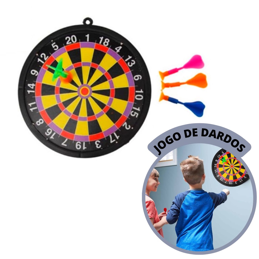 Jogo de Dardo Infantil com Ventosa Tiro ao Alvo Acerte o Alvo Tabuleiro ...