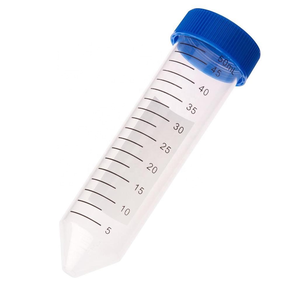 Tubo Conico Tipo Falcon 50 Ml Graduado Centrifuga Estéril Cral C/50