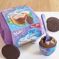 Milka Loffel Ei Ovos De Chocolate Com Recheio Oreo creme