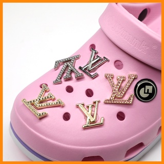 Jibbitz For Crocs Alfinetes De Marca De Maré Metálico Diy Botão De Charme Para Sapatos