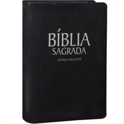 Bíblia Sagrada ARA | Letra gigante | Índice | Flexivel PU | Preta