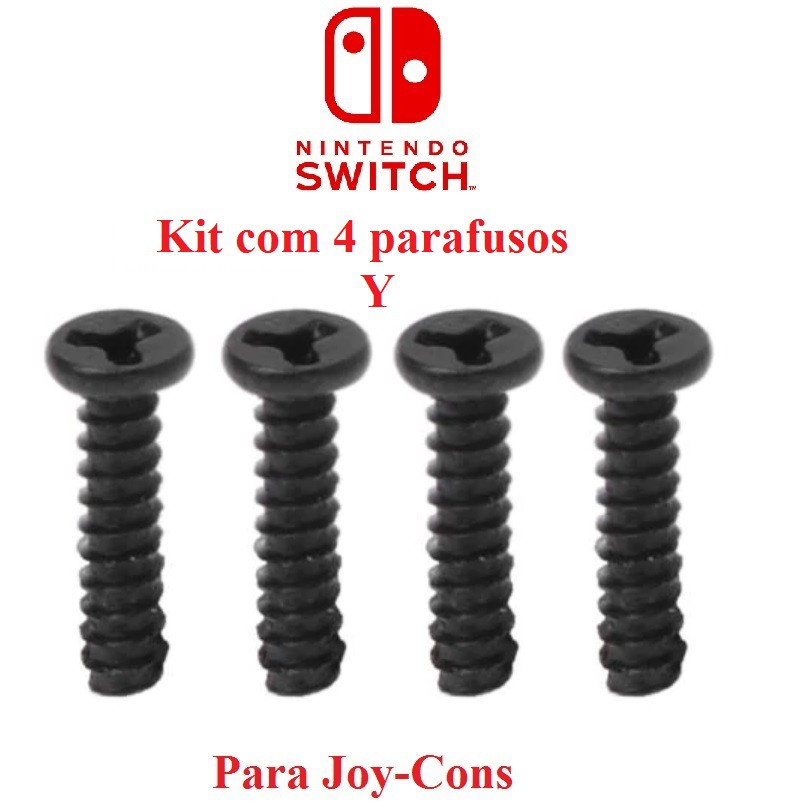 Parafuso Y Para Joy-con - Kit Com 4
