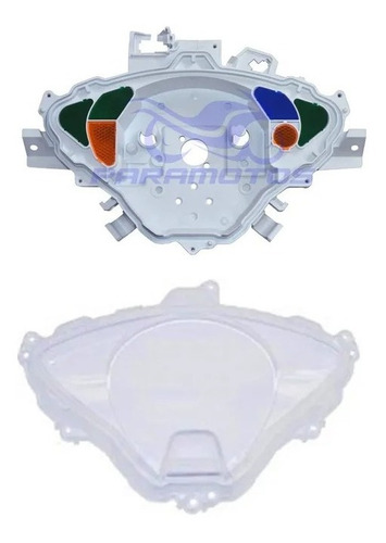 Carcaça Intermediaria Painel + Lente Honda Biz 100 2013/2015