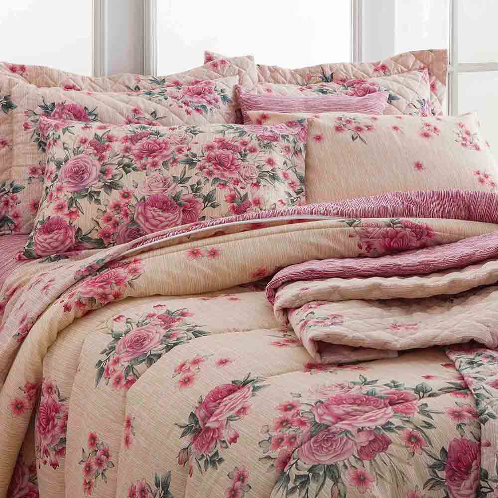 Jogo De Cama Casal Para Cama Box 4 Peças Realce Sultan