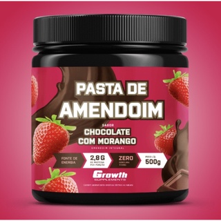 Creme Branco / de Avelã / Pasta Amendoim Brigadeiro e chocolate branco 500g 1kg - Growth Supplements - é nozes
