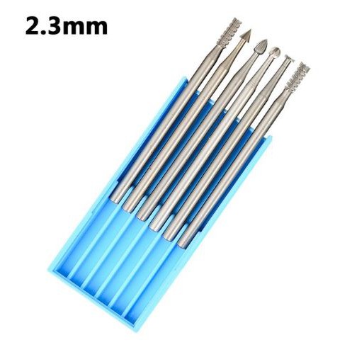 Fresas para micro retífica 2.3mm  Kit Com 06 Unit