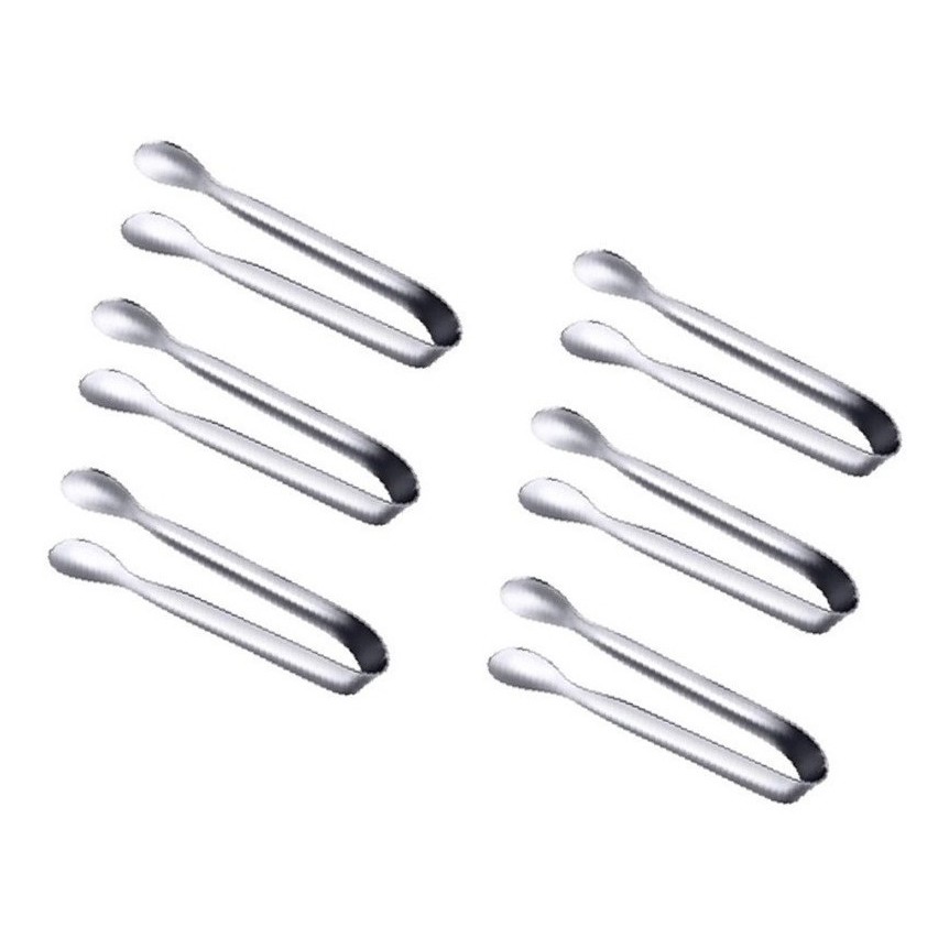 Kit 6 Pegador Inox 18cm Multiuso Gelo Açúcar Salgados Etc
