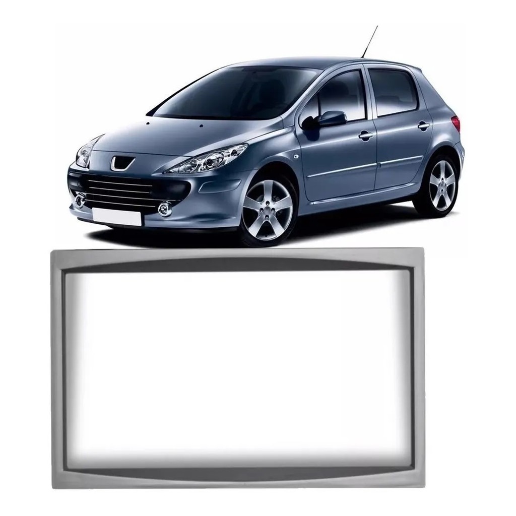 Moldura Som Painel Dvd 2din Multimídia Peugeot 307 Autoplast em Oferta na Shopee