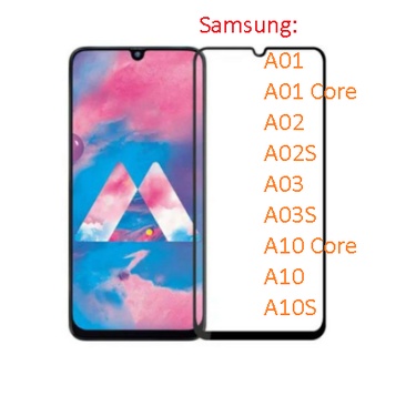 Película De Vidro 3D Para Samsung A01 A02 A02S A03 A03S A04 A04E A04S A05 A05S A06 A10 A10S A11 A12 Core 02SM - PL02