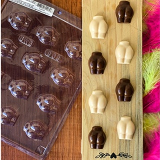 Forma De Acetato Confeitaria Pra Chocolate Erótica Bumbum Bundinha em Oferta na Shopee