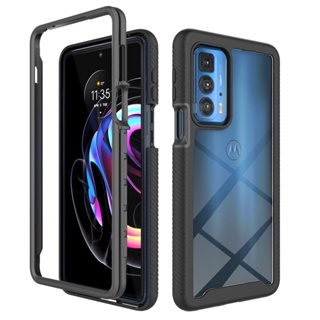 Capa Armadura Híbrida Anti-Impacto Transparente Com Corpo Inteiro Para Motorola Edge 20 / Edge 20 Pro em Oferta na Shopee