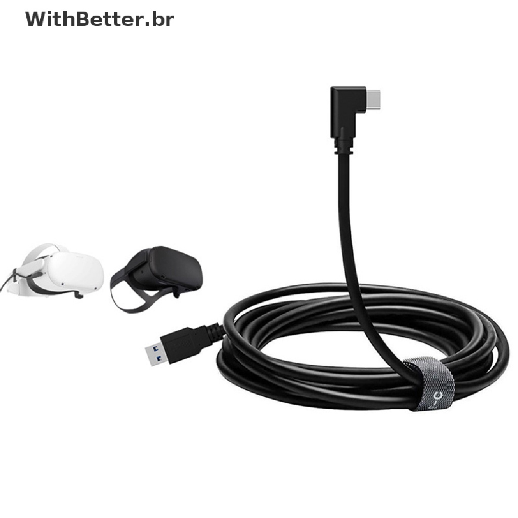 【WithBetter】 For Oculus Quest 2 Link 5M USB 3.2 Cable Data Line Type C Cable Steam VR Cable 【BR】