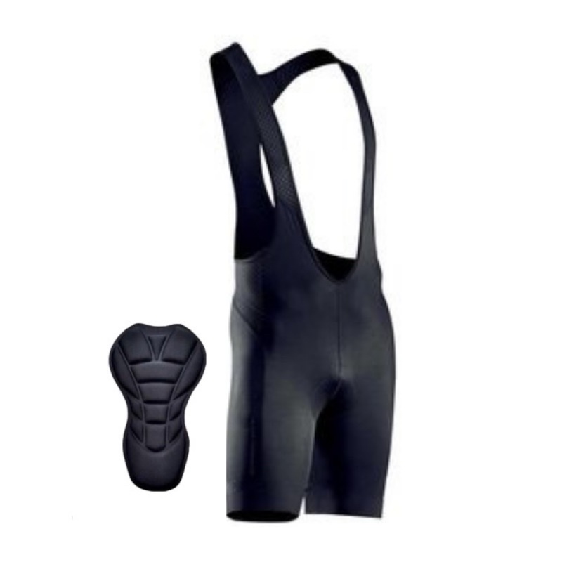 Bermuda Bretelle De Ciclismo Bike Masculino Com Forro Multigomos Anti Impacto D90