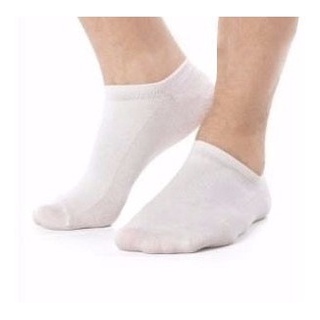 Kit 9 Meias de Algodão Branca Cano Curto Branco M1