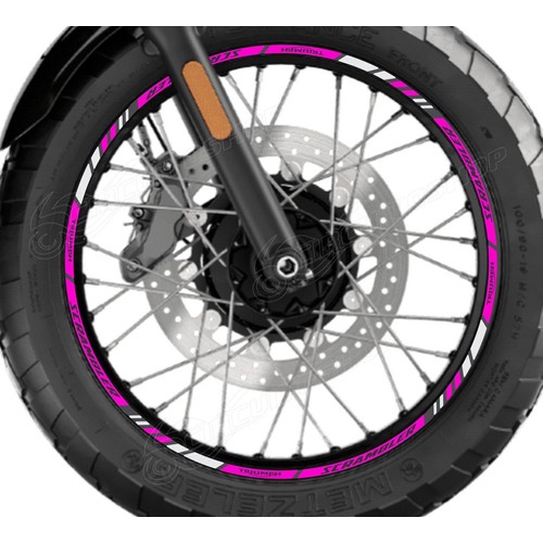Friso Adesivo Refletivo M6 Roda Moto Triumph Scrambler