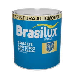 Tinta Automotiva Esmalte Sintético Cor Aluminio Opalecente P/rodas - 3,6 Litros Brasilux
