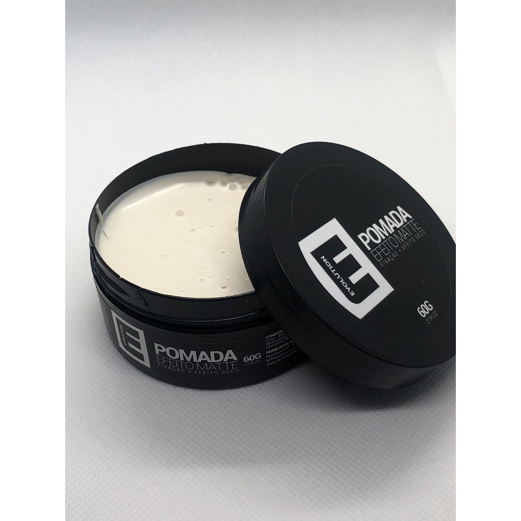 Pomada Modeladora Efeito Seco (matte) Evolution Barber 60g