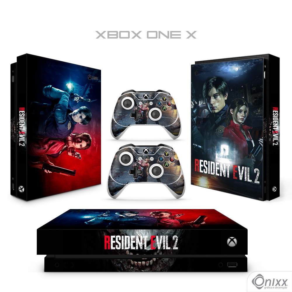 Skin XBOX ONE X Adesiva Resident Evil 2