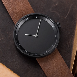 Moda Minimalista Relógio Dos Homens 2022 Novo Simples Pulseira De Couro Esporte Business Casual Relógios De Quartzo À Prova D