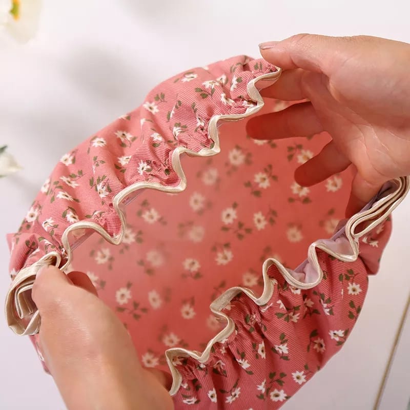 Touca De Banho Dupla Camada/Acessórios De Banheiro/Reutilizável