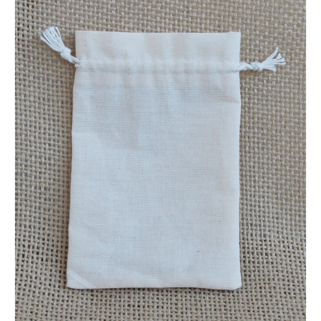 25 saquinhos 20x25 em algodão cru para biquínis.