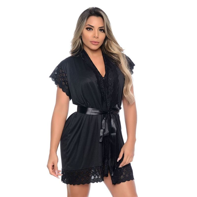 Robe Curto Roupão Noiva Madrinha  Hobby Casamento