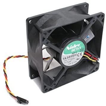 Fan Cooler Gabinete Industrial Rack Servidor Elevador Inversor 92mm 90x32mm Perfil Alto Ball 80CFM 4000RPM