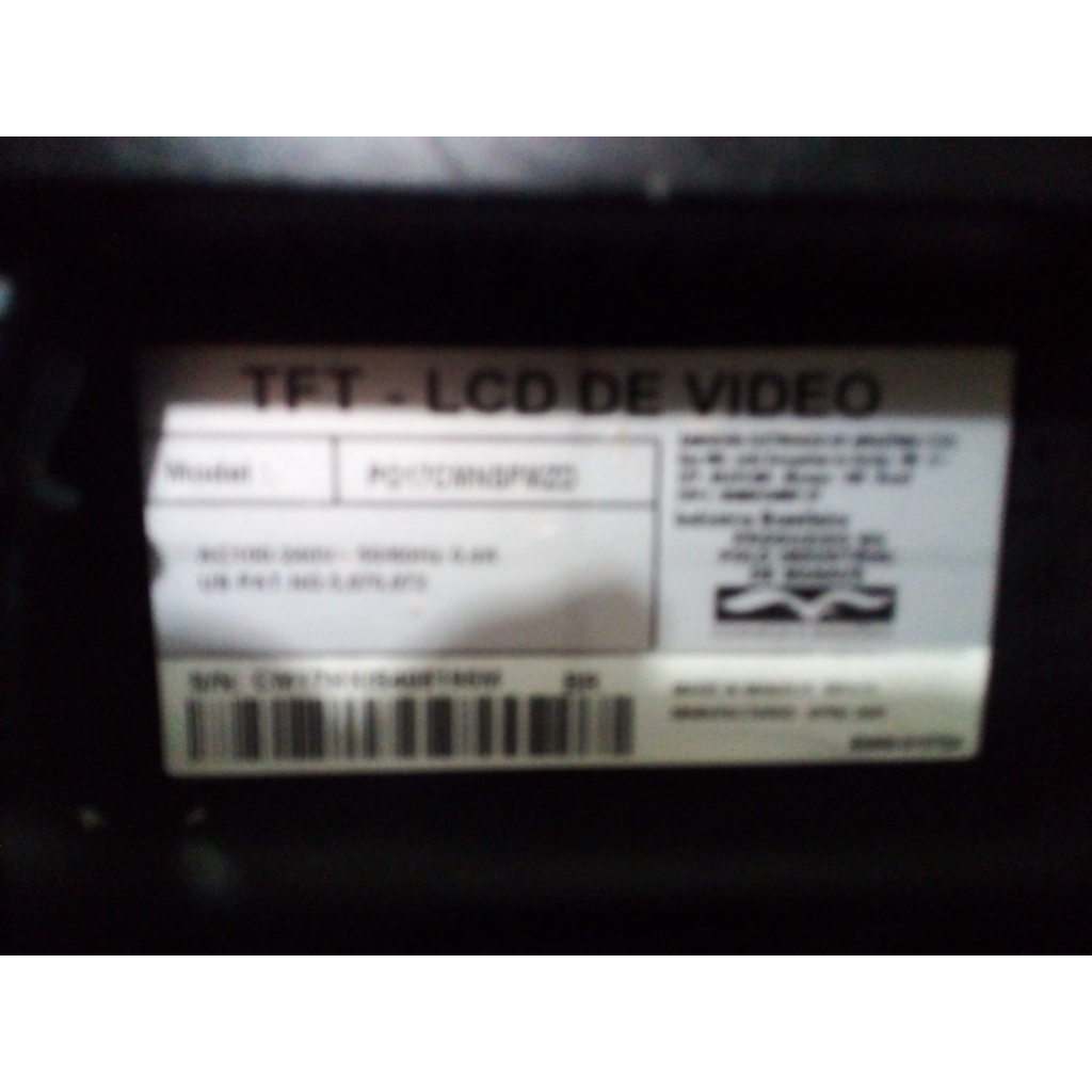 Monitor Lcd Positivo 17 Po17cmnsfmzd - Usado