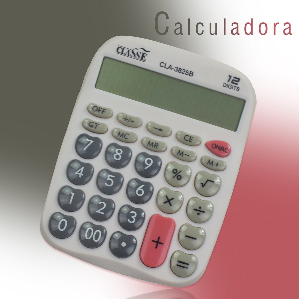 Calculadora De Escritório De Mesa 12 Dígitos Grande Visor