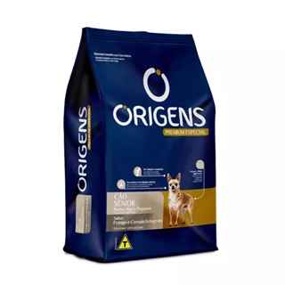 Ração Origens Cães Sênior Porte Pequeno Frango e Cereais Integrais 1kg em Oferta na Shopee