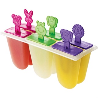 Kit 6 Forminhas Plástica P/ Sorvete Caseiro Picolé, Bicholé em Oferta na Shopee