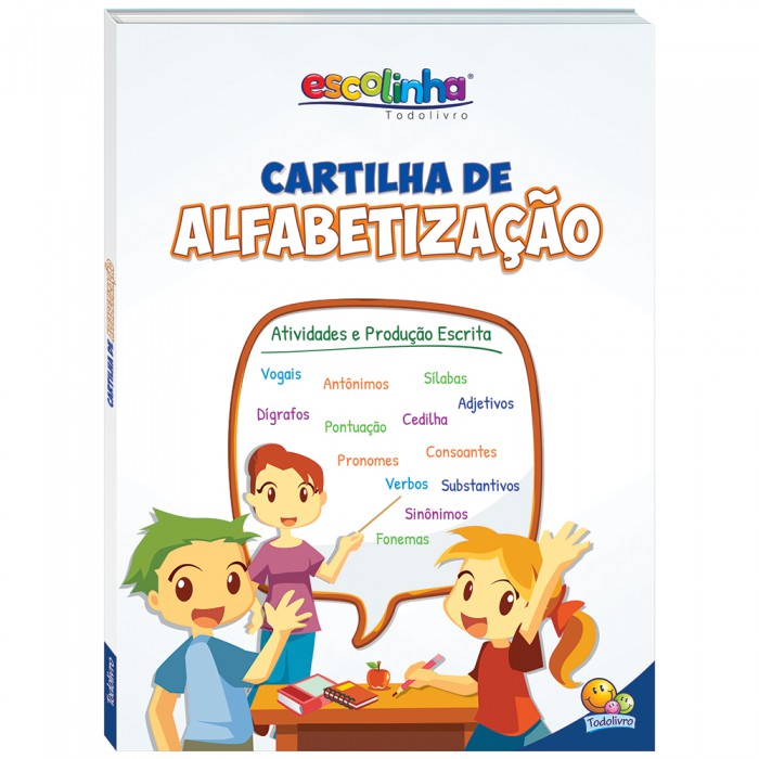 Livro Cartilha De Alfabetização - Atividades e Produção Escrita = Apoio Escolar