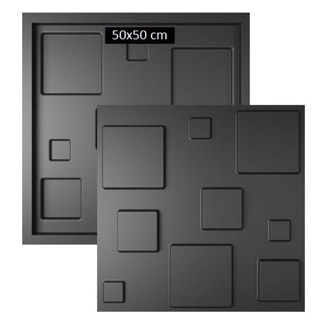 Forma Para Gesso - 50x50cm - Seoul 3d - 100% No Esquadro! em Oferta na Shopee