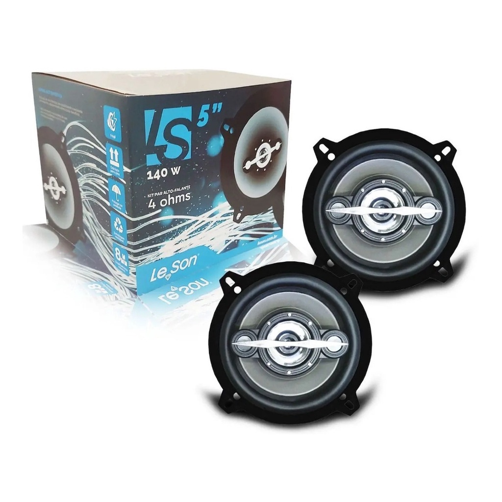 Par Alto Falante 5 Pol 70w Rms 140w Rms Quadriaxial 4 Ohms