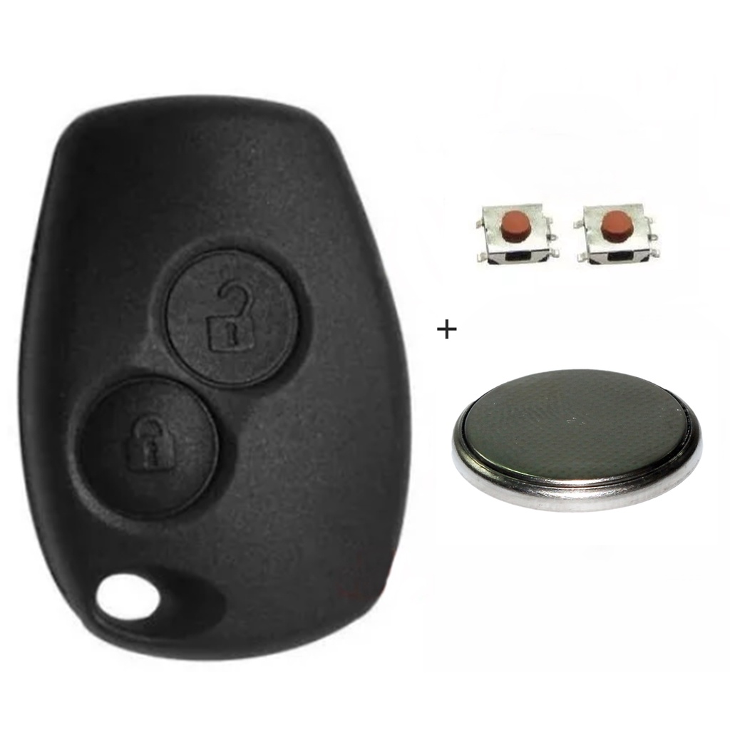 Kit Reparo para Chave telecomando Renault Logan Sandero Duster Clio novo em Oferta na Shopee