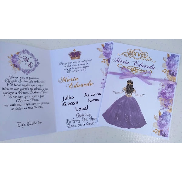 50 Convite 15 anos realeza, convites 15 anos princesa