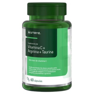Vitamina C + Arginina + Taurina - 60 caps - Melhora da Imunidade e Alto Teor de Vitamina C