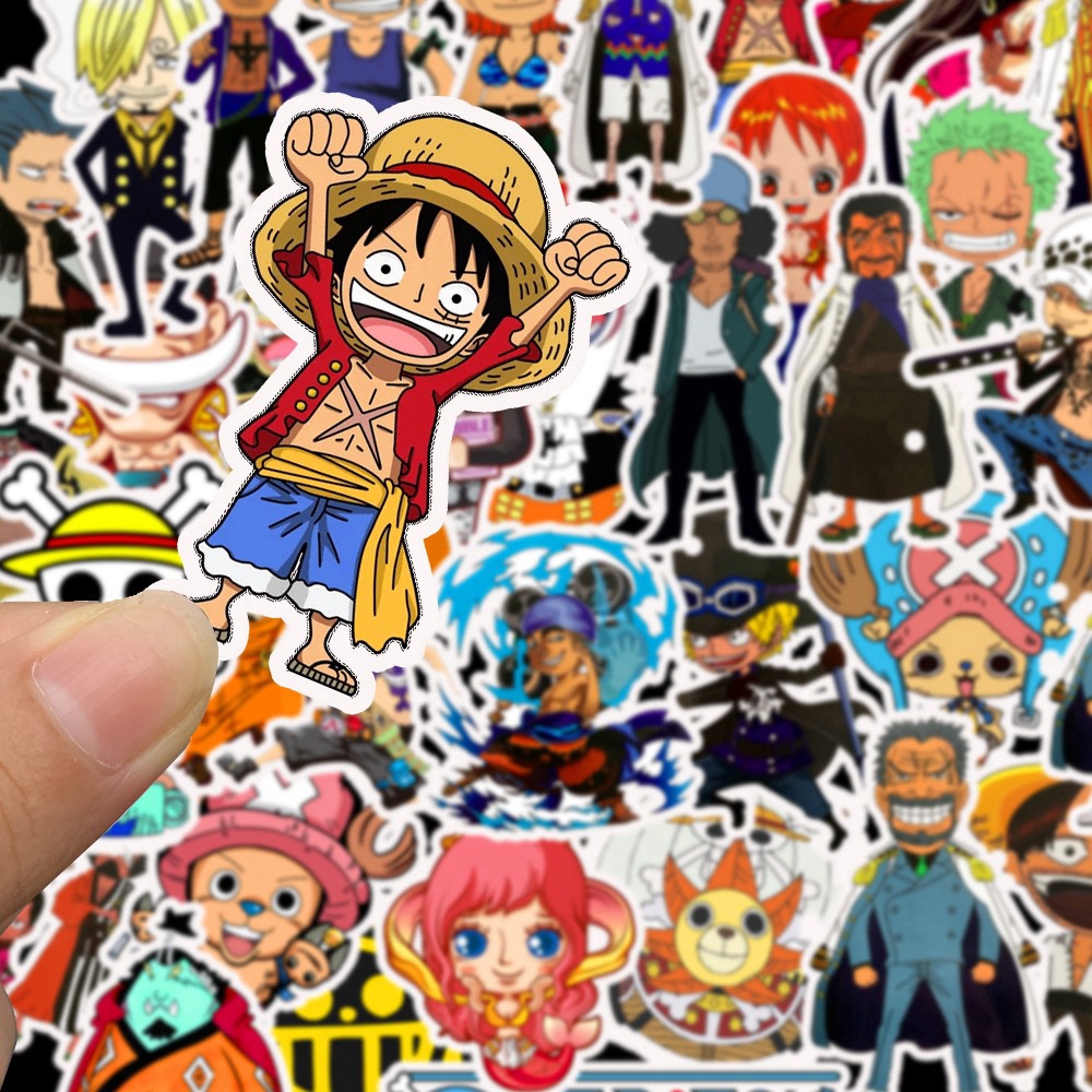 Adesivos One piece, Stickers zoro, luffy, shanks, sanji, one piece, whatsapp