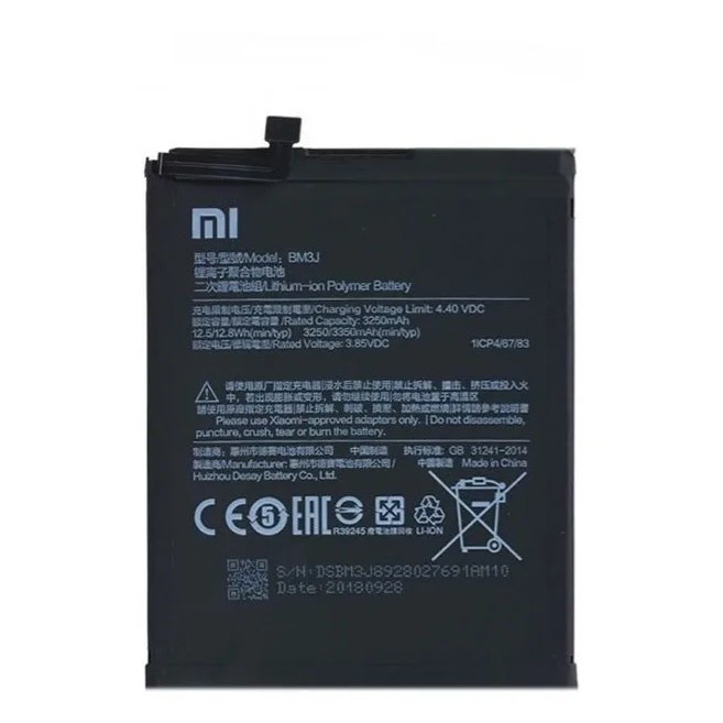Bateria Modelo Bm3j Xiaomi Mi 8 Lite Original- Envio Imediato ...