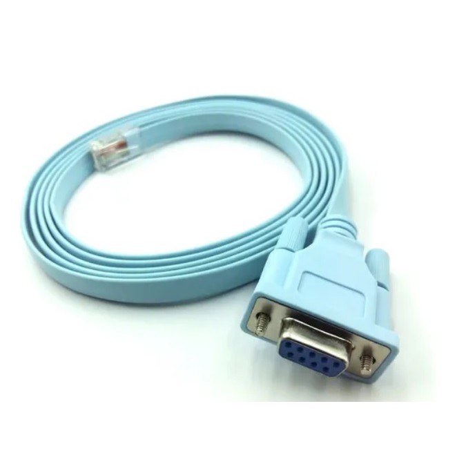 Cabo Console Cisco Serial Db9 Fêmea Para Rj45 Macho